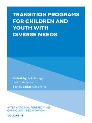 cover image of Transition Programs for Children and Youth with Diverse Needs, Volume 18